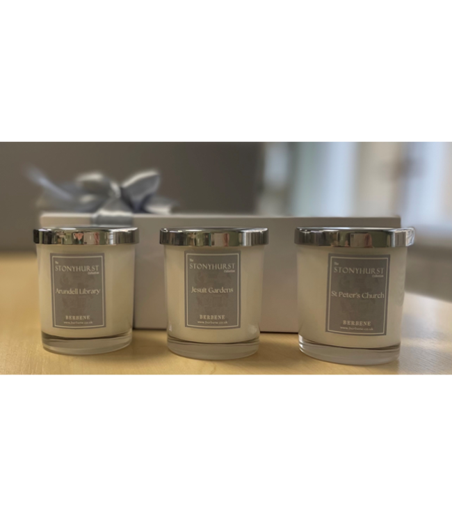 Stonyhurst Scented Votive Candles (Set of 3)