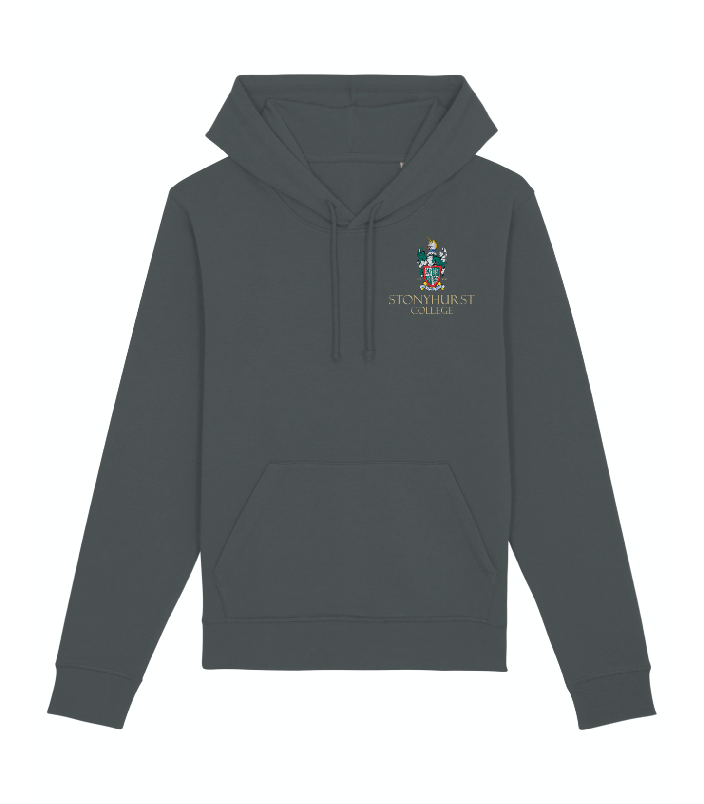 College Tennis Academy Anthracite Grey Hoodie (Mens/Unisex)