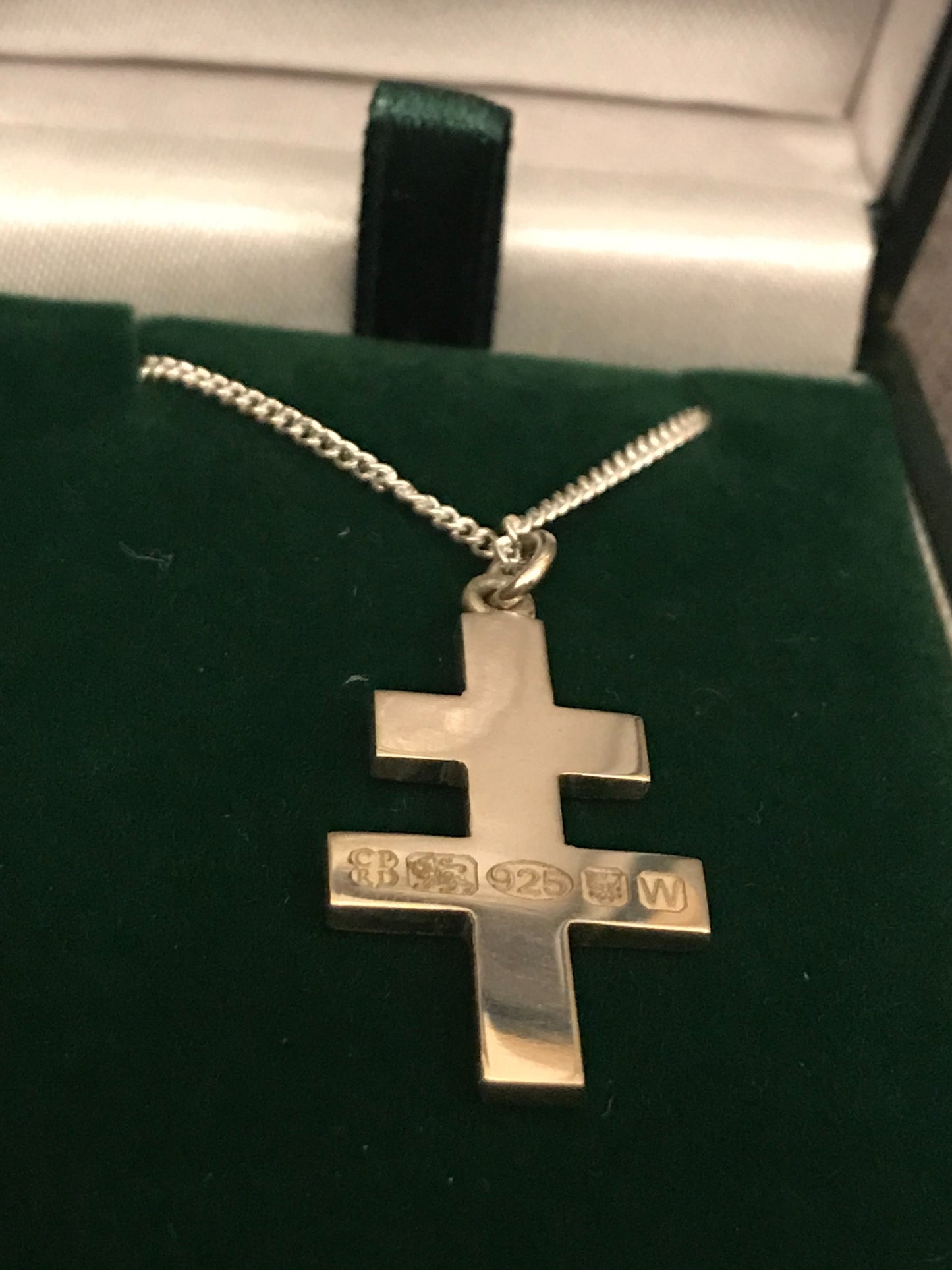 St. Omers Cross Silver Necklace