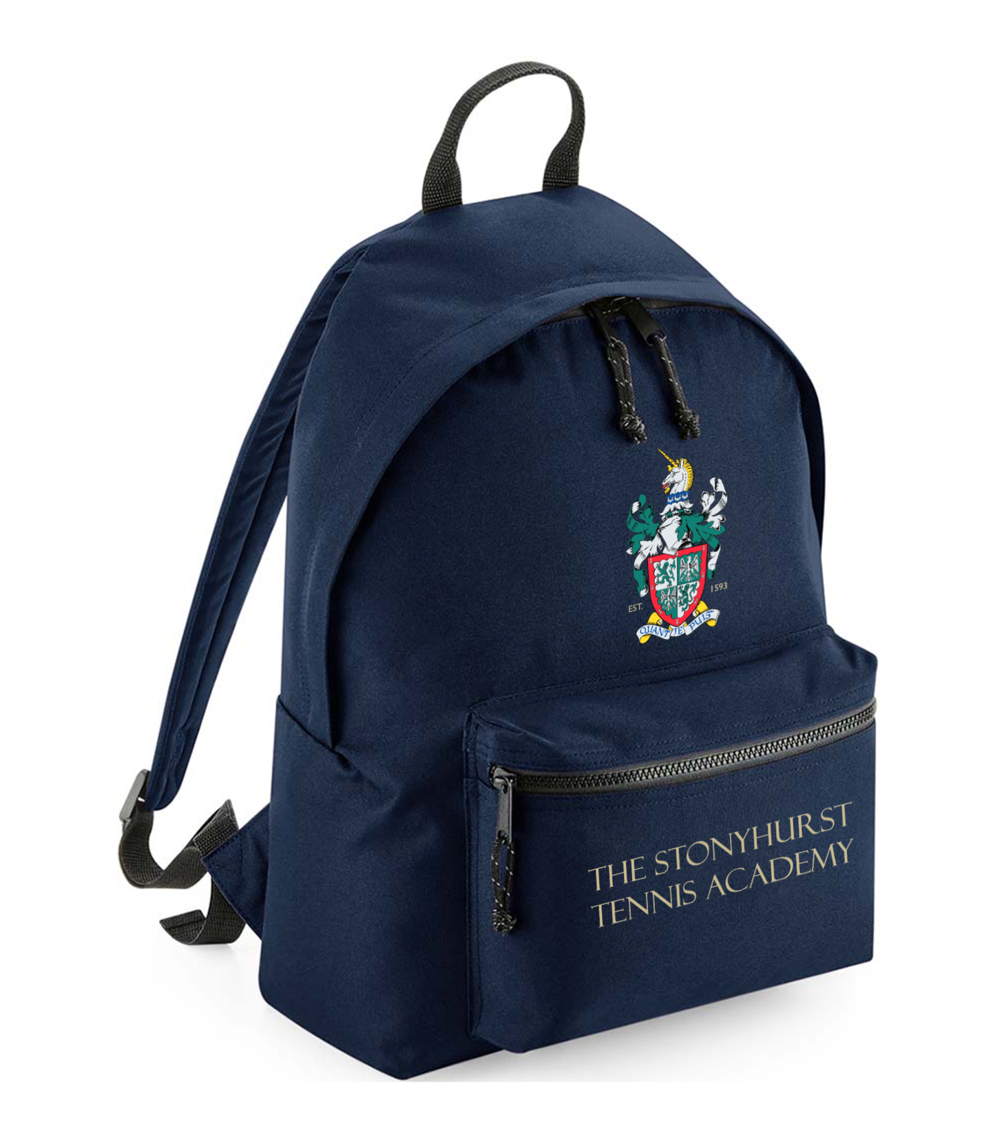 Tennis Academy Navy Recycled Backpack