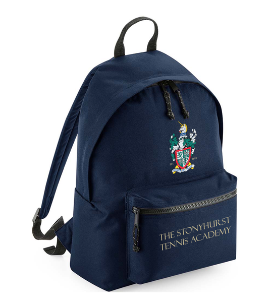 Tennis Academy Navy Recycled Backpack
